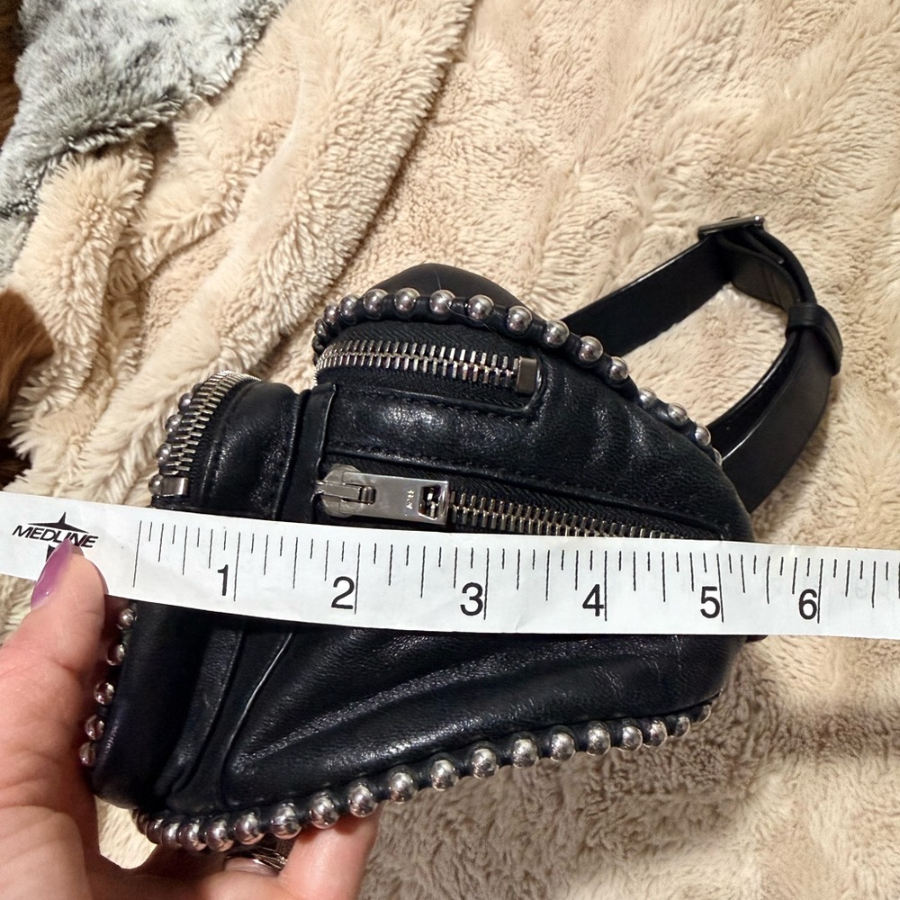 Alexander Wang Studded Black Bum Bag - Picture 10 of 10